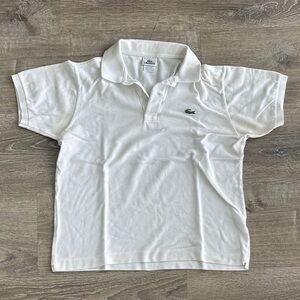 Lacoste Polo Shirt - White sz 4